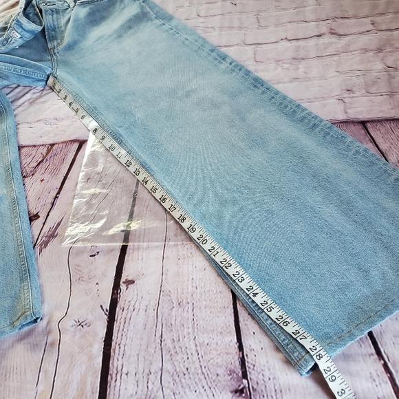 Citizens Of Humanity Paloma Wide-leg Denim Blue Jeans 28X28 High-rise Preppy Hip - Picture 14 of 14